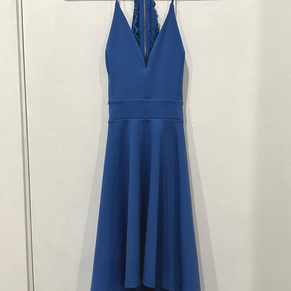 Windsor Light Blue Open Back Dress Women’s Small